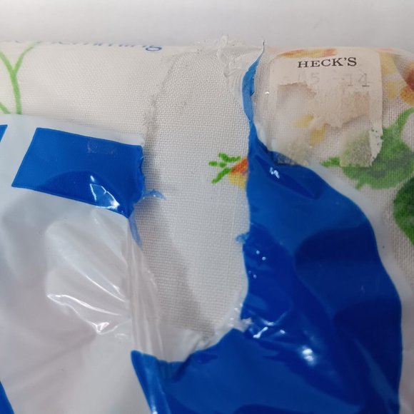 Vintage Dan River Twin Flat Sheet White Yellow Roses No Iron Fortrel 66x104 READ - Picture 4 of 9